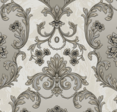 MK801 Damask Design Wallcovering