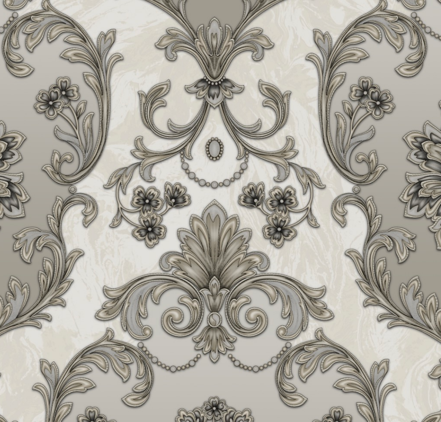 MK801 Damask Design Wallcovering