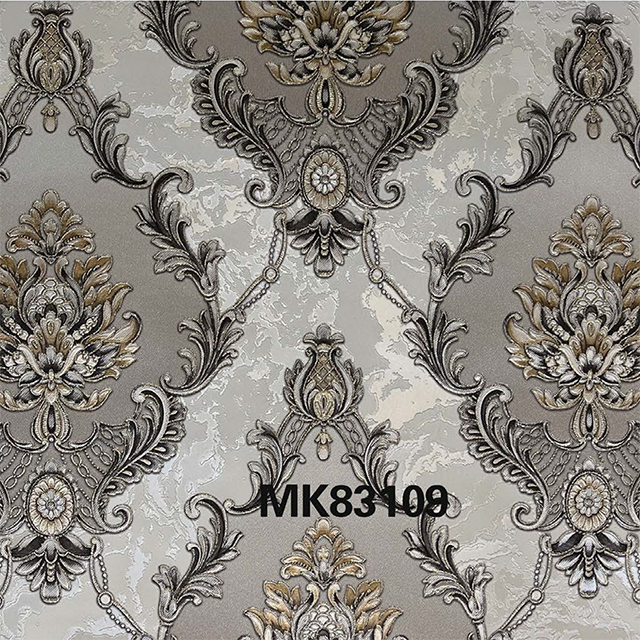 MK831 Series Modern Damask Design Wallpaper