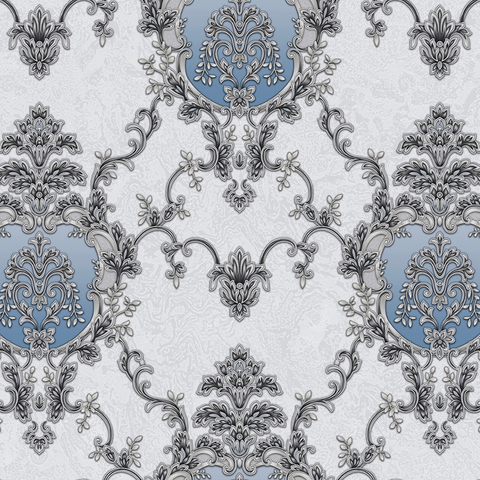 MK807 Damask Design Wallcovering