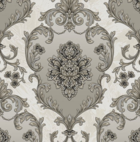MK801 Damask Design Wallcovering