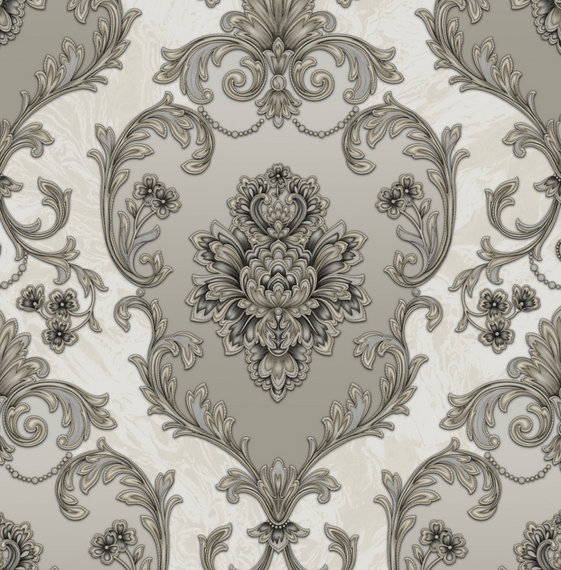 MK801 Damask Design Wallcovering