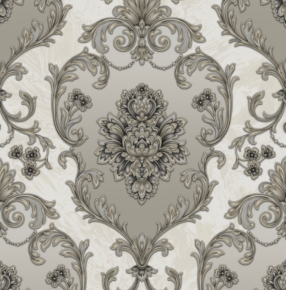MK801 Damask Design Wallcovering