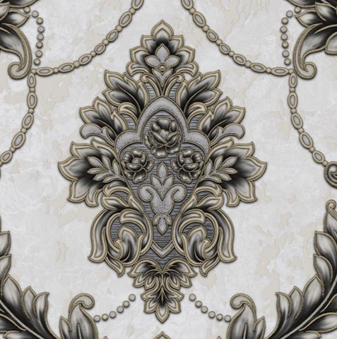 MK803 Damask Design Wallcovering