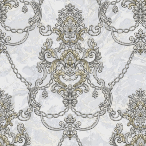 MK805 Damask Design Wallcovering