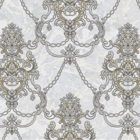 MK805 Damask Design Wallcovering